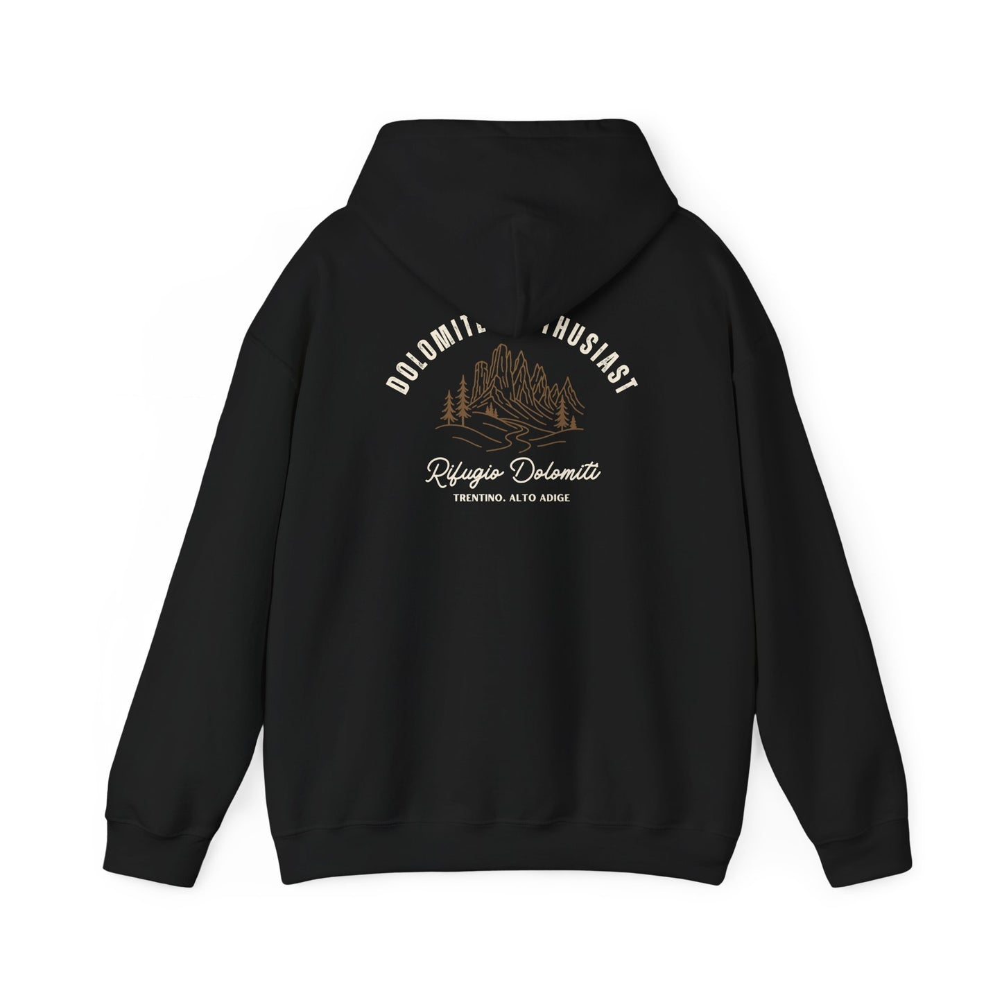 Dolomites Rifugio Enthusiast Hoodie BLACK