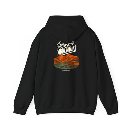 Time For Adventure Hoodie BLACK