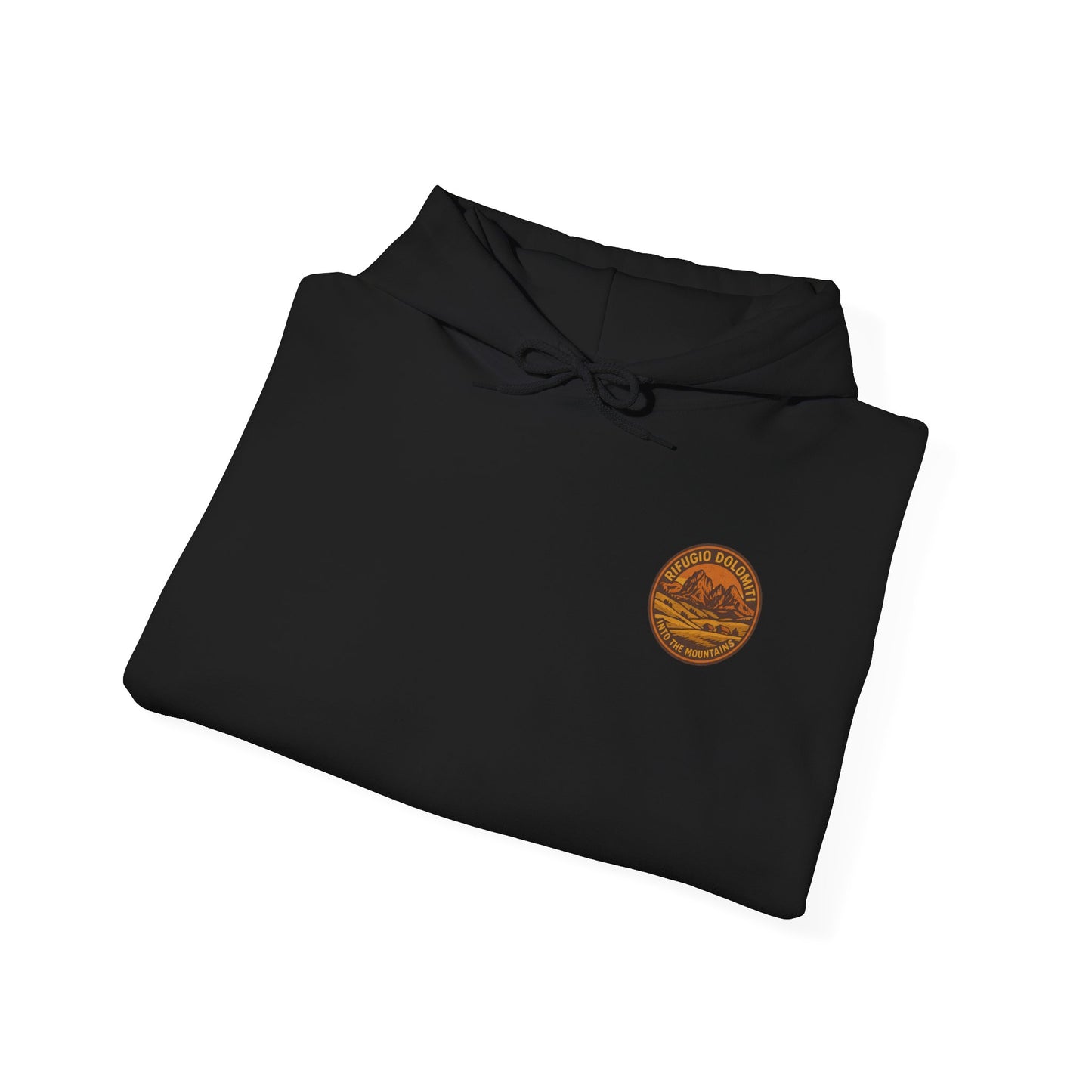 Dolomiti Badge Hoodie BLACK