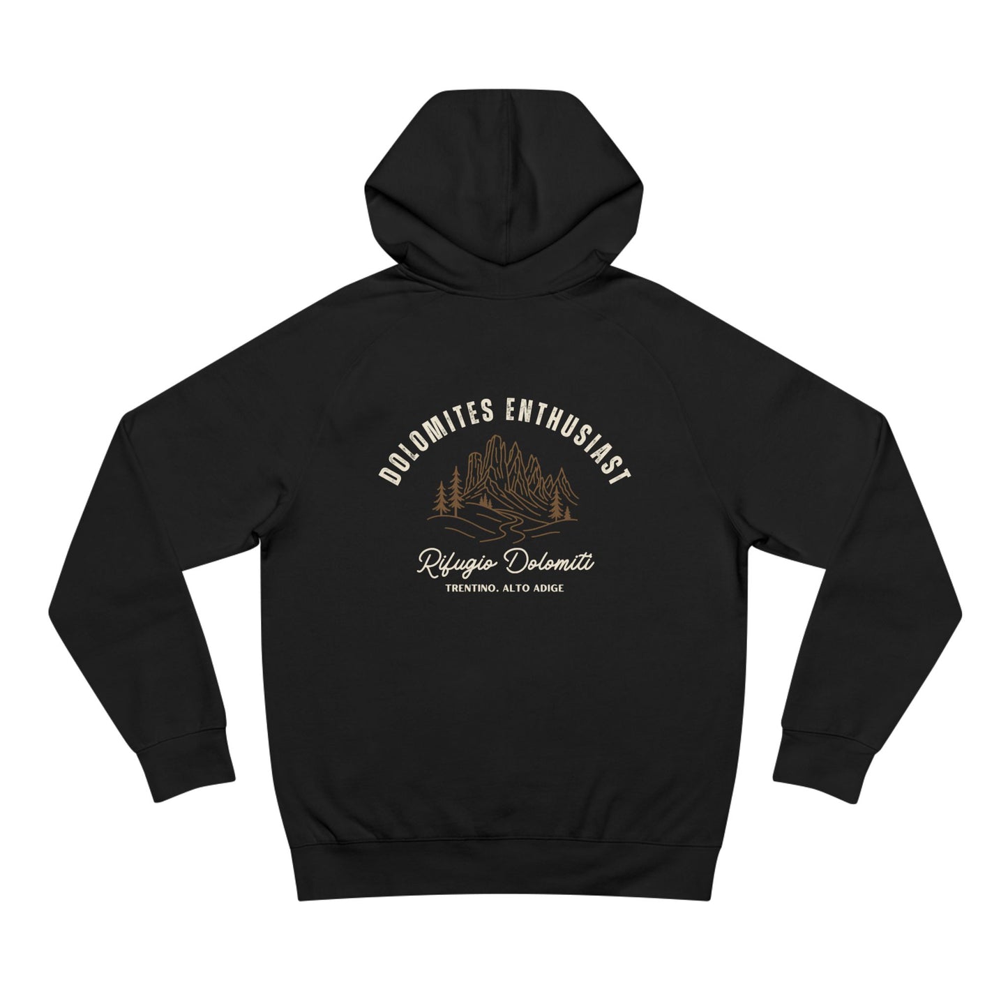Dolomites Rifugio Enthusiast Hoodie BLACK