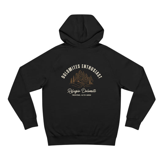Dolomites Rifugio Enthusiast Hoodie BLACK
