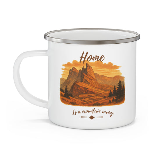 Home Is A Mountain Away Mug