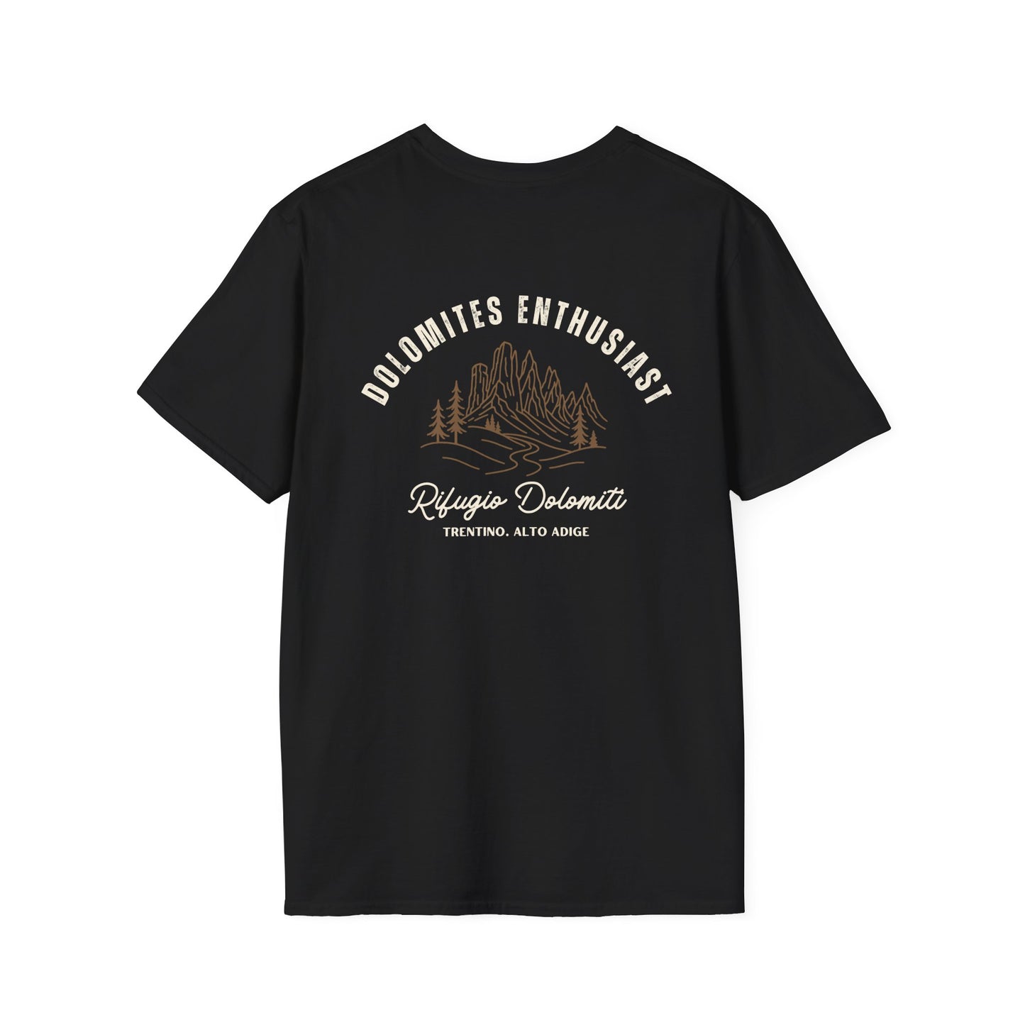 Dolomites Rifugio Enthusiast T-Shirt BLACK