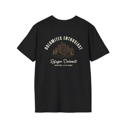 Dolomites Rifugio Enthusiast T-Shirt BLACK