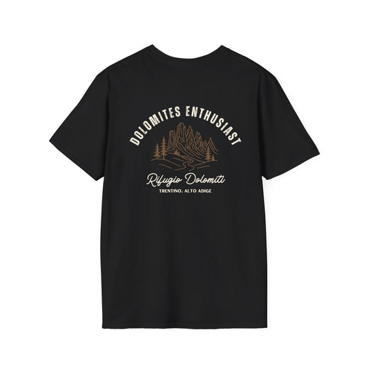 Dolomites Rifugio Enthusiast T-Shirt BLACK