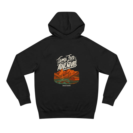 Time For Adventure Hoodie BLACK